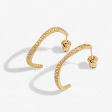 Load image into Gallery viewer, Afterglow Wave Hoop Earrings - Gold