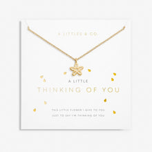 Load image into Gallery viewer, A Little 'Thinking of You' Necklace in Gold-Tone Plating