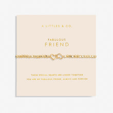 Load image into Gallery viewer, Forever Yours 'Fabulous Friend' Bracelet in Gold-Tone Plating