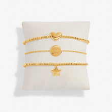 Load image into Gallery viewer, Christmas Celebrate You Gift Box 'Merry Christmas' in Gold - Bracelets