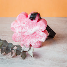 Load image into Gallery viewer, Bulgarian Rose Wildflower Bath Sponge - 14+ Washes