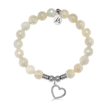 Load image into Gallery viewer, Beautiful Soul Charm with Moonstone Gemstone Bracelet