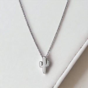 Cactus Necklace - 925 Sterling Silver