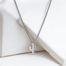 Load image into Gallery viewer, Cactus Necklace - 925 Sterling SilverCactus Necklace - 925 Sterling Silver
