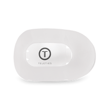 Load image into Gallery viewer, Coconut White Large Flat Round Hair Clip