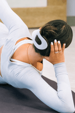 Load image into Gallery viewer, Coconut White Large Flat Round Hair Clip