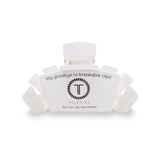 Load image into Gallery viewer, Classic Coconut White Medium Claw Hair Clip