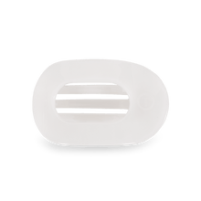 Load image into Gallery viewer, Coconut White Small Flat Round Hair Clip