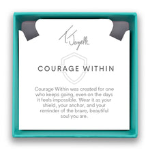 Load image into Gallery viewer, Courage Within Collection- Blue Turquoise Gemstone Bracelet