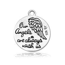 Load image into Gallery viewer, Cranberry Jasper Gemstone Bracelet with Guardian Sterling Silver Charm