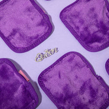 Load image into Gallery viewer, Queen Purple 7-Day Set of MakeUp Erasers