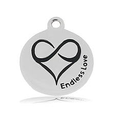 Load image into Gallery viewer, Denim Blue Agate Gemstone Bracelet with Endless Love Godmother Sterling Silver Charm