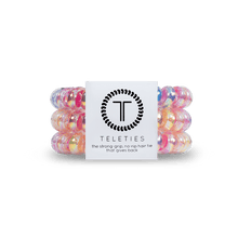 Load image into Gallery viewer, Eat Glitter for Breakfast Large Hair Ties Set of 3