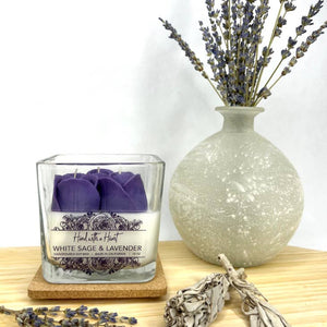 White Sage & Lavender Soy Wax Candle - 10oz