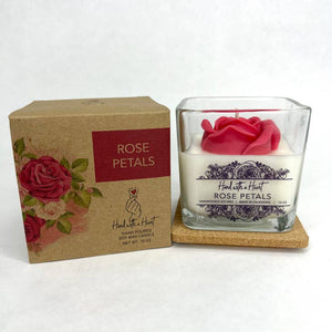 Rose Petals Soy Wax Candle - 10oz