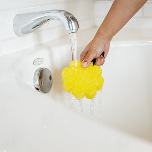 Papaya Yuzu Wildflower Bath Sponge - 14+ Washes