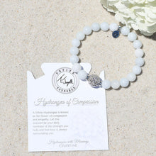 Load image into Gallery viewer, Hydrangea Collection- Celestine Bracelet with Sterling Silver Hydrangea Bead
