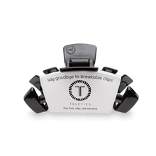 Load image into Gallery viewer, Classic Jet Black Medium Claw Hair Clip