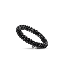 Load image into Gallery viewer, Jet Black Small Hair Ties Set of 3