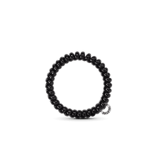 Load image into Gallery viewer, Jet Black Small Hair Ties Set of 3