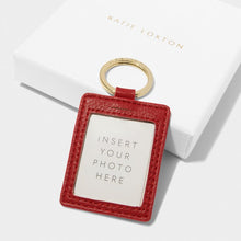 Load image into Gallery viewer, Beautifully Boxed Photo Keychain 'Love' - Red