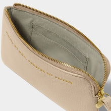 Load image into Gallery viewer, Positivity Pouch - Always My Mom, Forever My Friend - Light Taupe