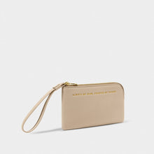 Load image into Gallery viewer, Positivity Pouch - Always My Mom, Forever My Friend - Light Taupe