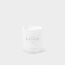 Load image into Gallery viewer, Happy Birthday Candle - Sweet Vanilla and Salted Caramel