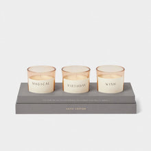 Load image into Gallery viewer, Trio Votive Set - Birthday