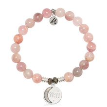 Load image into Gallery viewer, Madagascar Quartz Gemstone Bracelet with 11:11 Sterling Silver Charm
