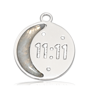 Madagascar Quartz Gemstone Bracelet with 11:11 Sterling Silver Charm