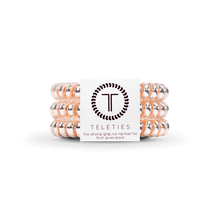 Load image into Gallery viewer, Millennial Pink Small Hair Ties Set of 3