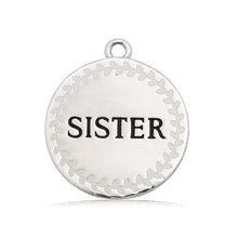 Load image into Gallery viewer, Storm Agate Gemstone Bracelet with Endless Love Sister Sterling Silver Charm