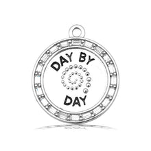 Load image into Gallery viewer, Strawberry Quartz Gemstone Bracelet with Day by Day Sterling Silver Charm