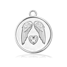 Load image into Gallery viewer, Strawberry Quartz Gemstone Bracelet with Guardian Sterling Silver Charm