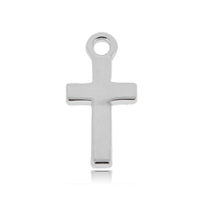 Load image into Gallery viewer, Sunset Quartz Stone Bracelet with Cross Sterling Silver Charm