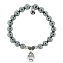 Load image into Gallery viewer, Terahertz Gemstone Bracelet with Inner Beauty Sterling Silver Charm
