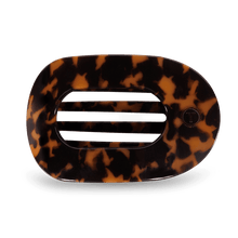 Load image into Gallery viewer, Tortoise Large Flat Round Hair Clip