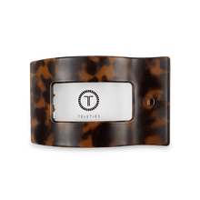 Load image into Gallery viewer, Tortoise Medium Flat Rectangle Hair Clip