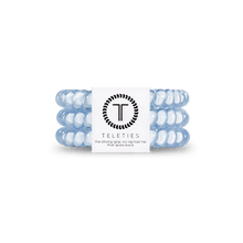 Load image into Gallery viewer, Washed Denim Small Hair Ties Set of 3