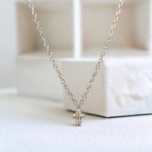 Load image into Gallery viewer, Mini Cross Necklace - 925 Sterling Silver
