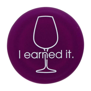 I Earned It - Purple - Single Wine Cap