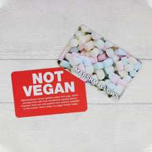 Load image into Gallery viewer, Vegan Not Vegan Card Gard