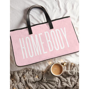 Pink Canvas Tote - Homebody