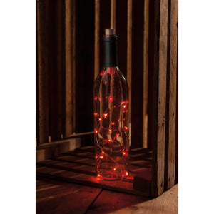 Wine Bottle Lights - Red Lights