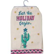 Load image into Gallery viewer, Let The Holiday Begin - Dish Towel Set