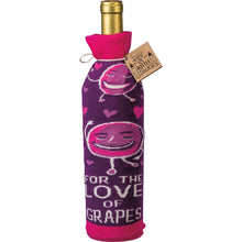 Load image into Gallery viewer, Bottle Sock -For The Love Of Grapes
