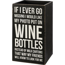 Load image into Gallery viewer, Single Wine Box - Good Friends And A Bottle Of Wine... Cheaper Than Therapy
