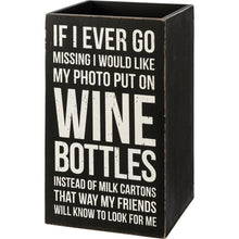 Load image into Gallery viewer, Single Wine Box - Good Friends And A Bottle Of Wine... Cheaper Than Therapy