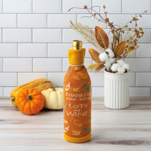 Load image into Gallery viewer, Bottle Sock - Thankful For Wine Lots Of Wine